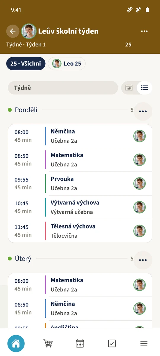 Týden A Leova plánu začíná v pondělí němčinou.