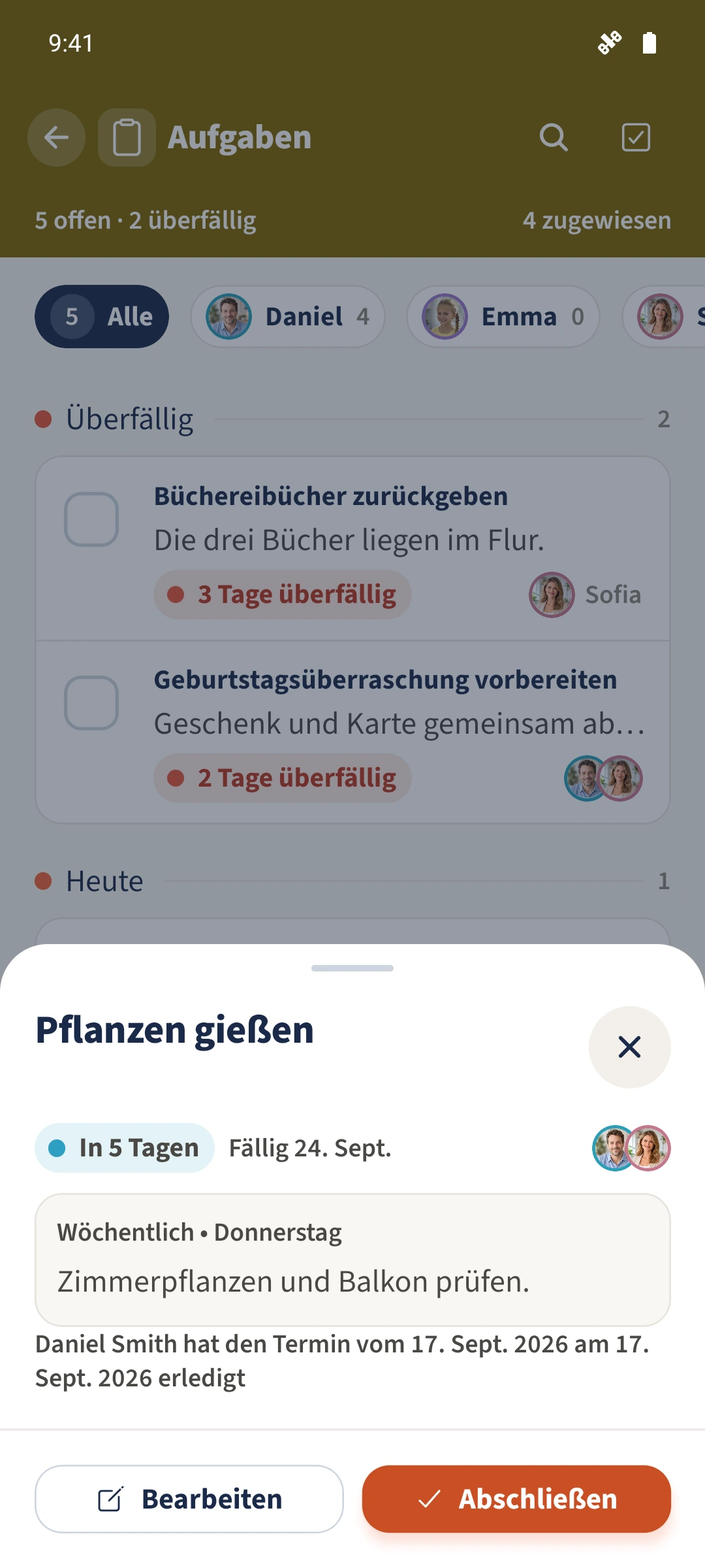 Wiederholungsverlauf