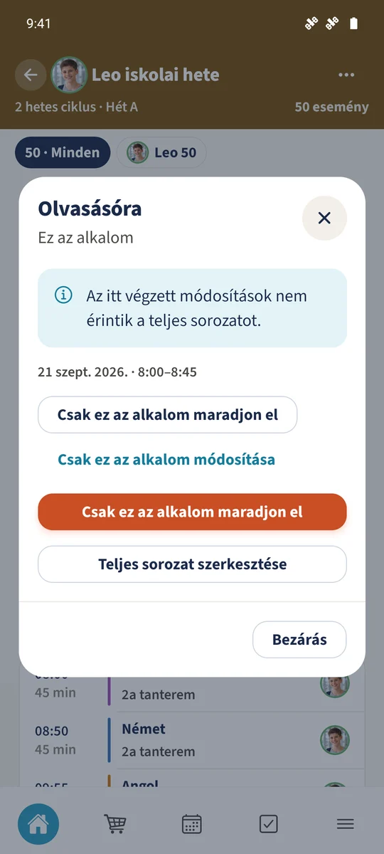 A szeptember 21-i bejegyzés az Ez az alkalom nézetben van megnyitva.