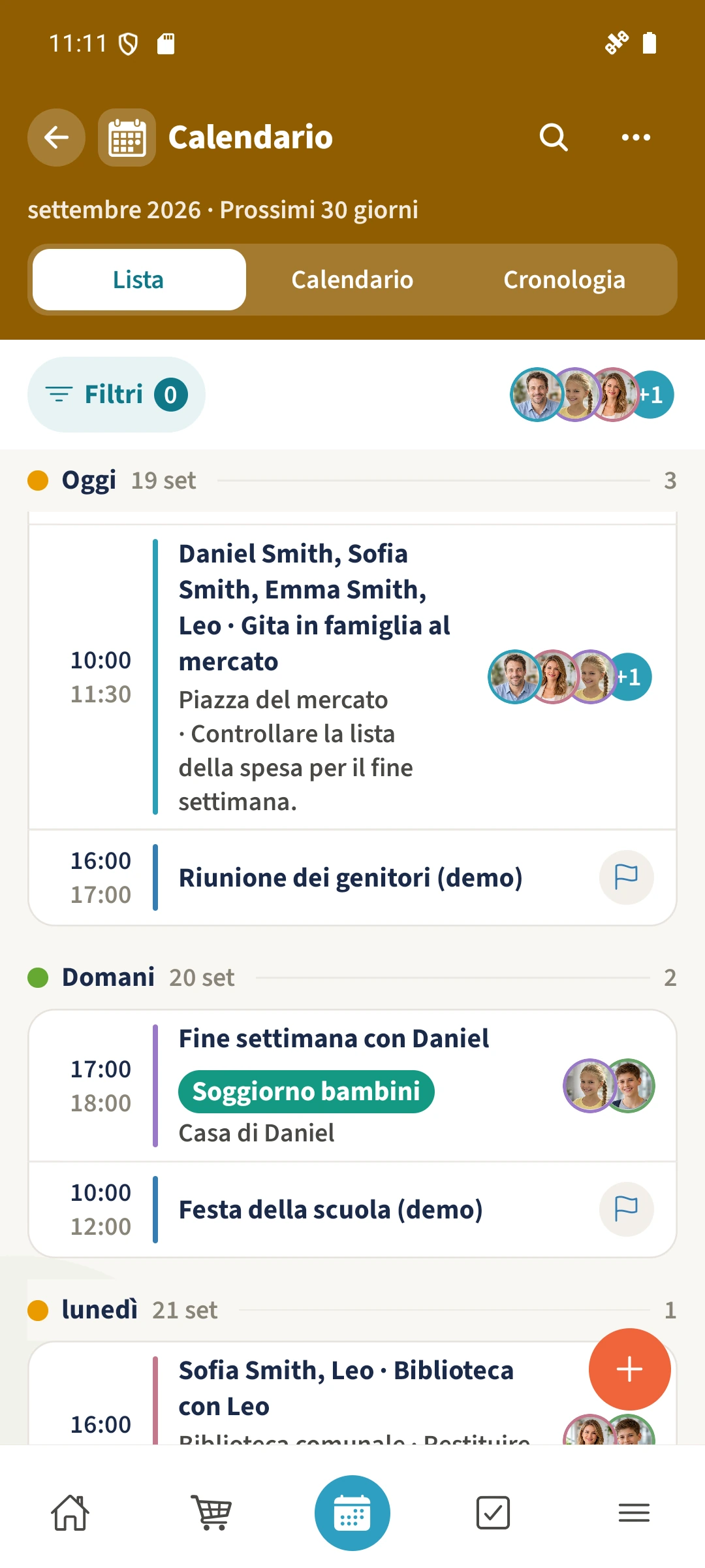Calendario — Calendari importati