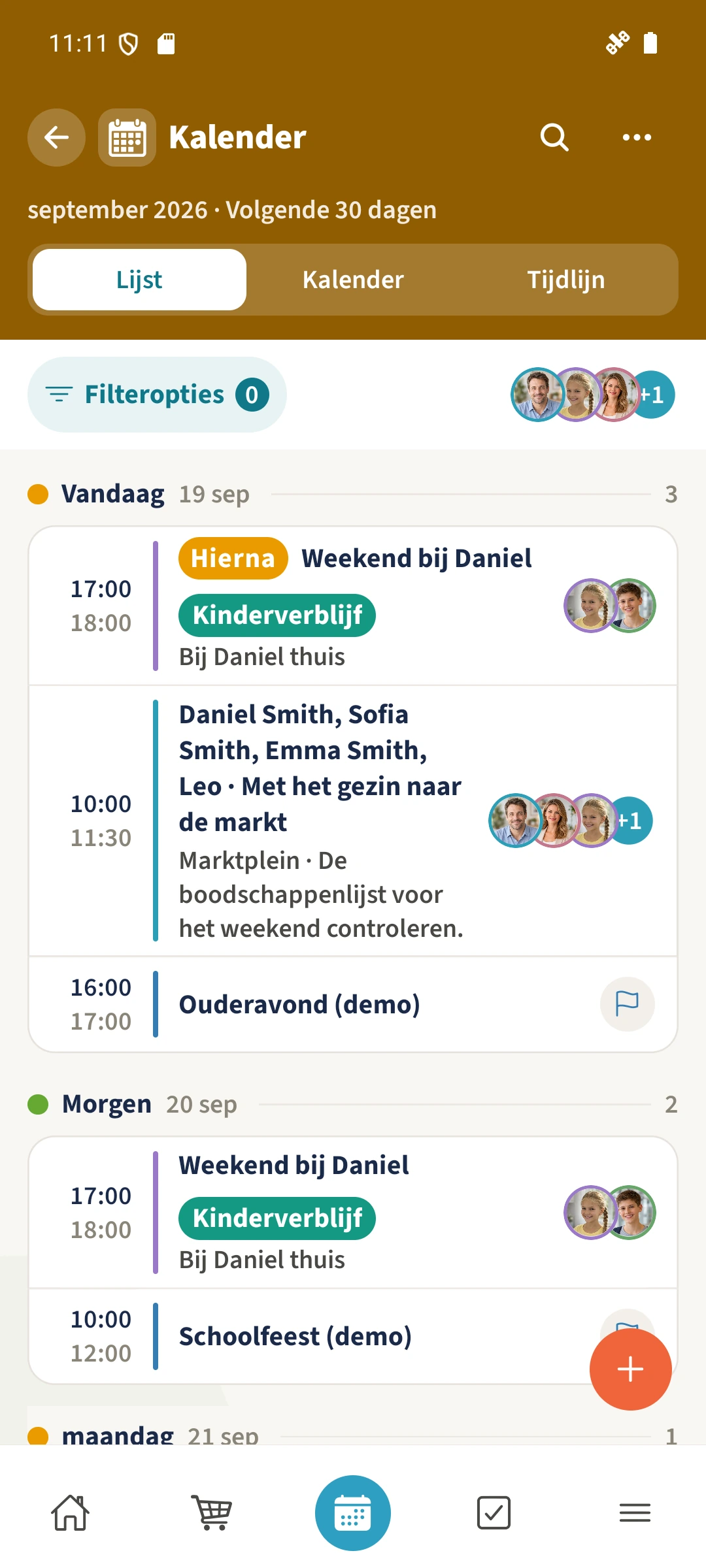 Kalender — Geïmporteerde agenda's