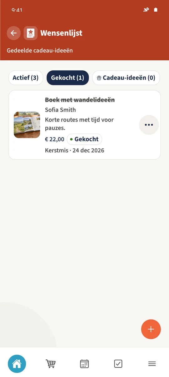 Na bevestiging verschijnt het boek onder Gekocht.