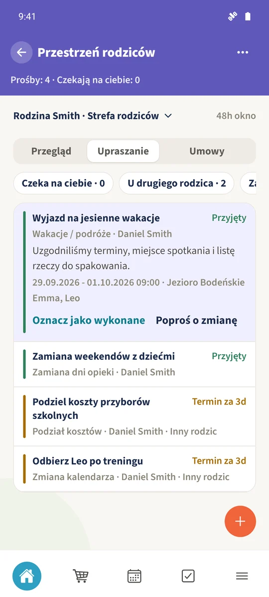 Przyjęta prośba dotycząca Jeziora Bodeńskiego pokazuje zapisane daty i lokalizację.