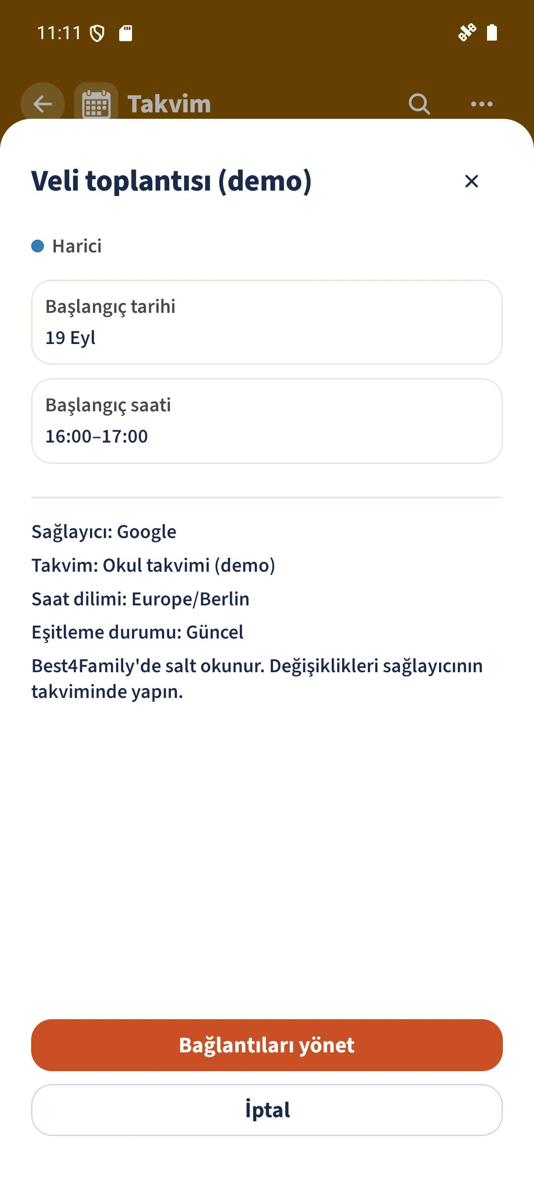 Harici — Sağlayıcı: Google, Kaynak