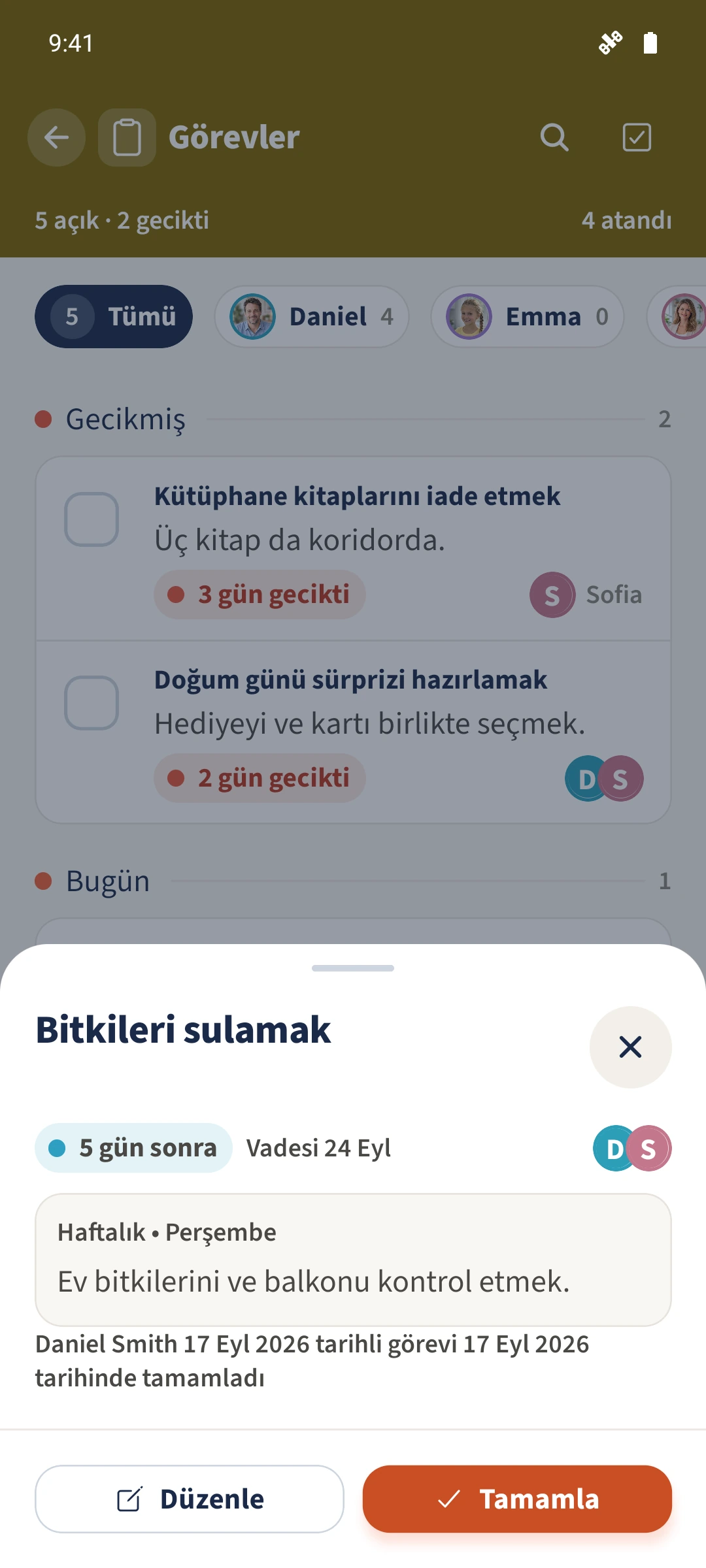 Tekrar geçmişi
